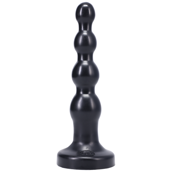 Tantus Silicone Large Ripple Butt Plug Black