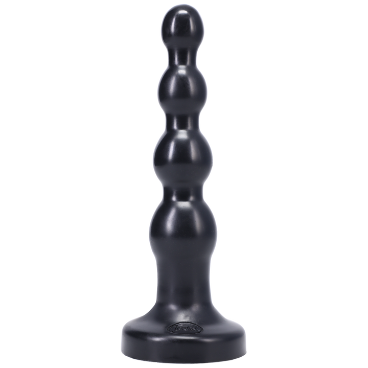 Tantus Silicone Large Ripple Butt Plug Black