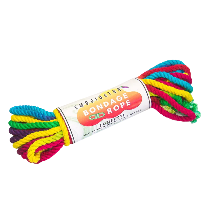 Funfetti Rainbow Bondage Rope
