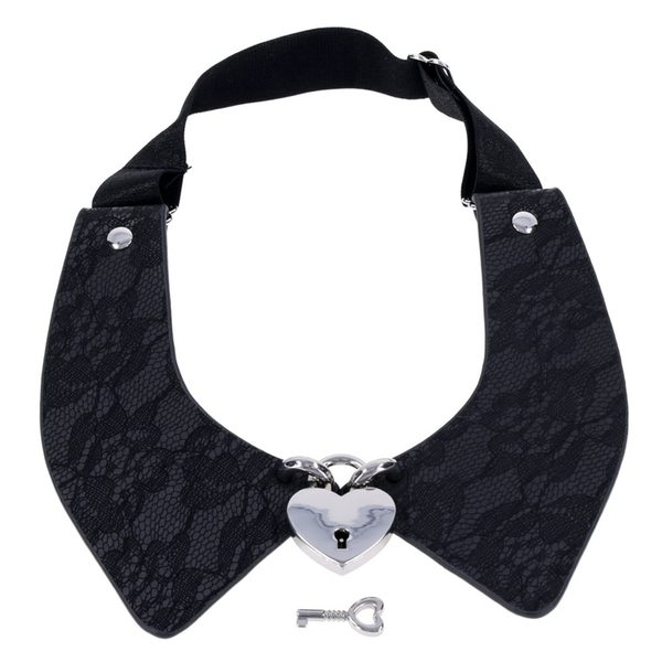 Heartbound Lace Day Collar - Black