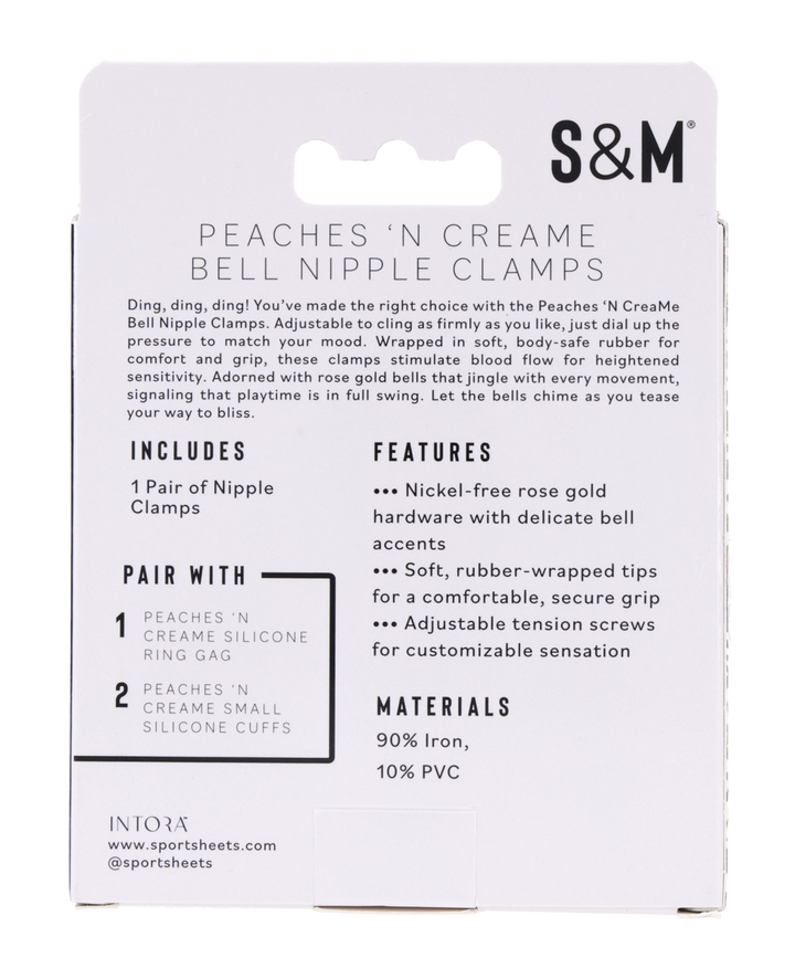 Peaches 'n CreaMe Bell Nipple Clamps