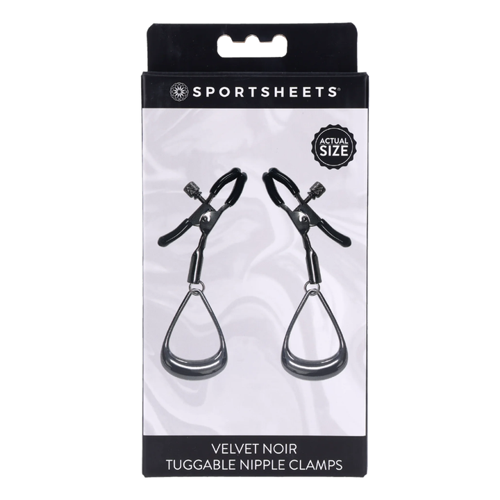 Velvet Noir Tuggable Nipple Clamps