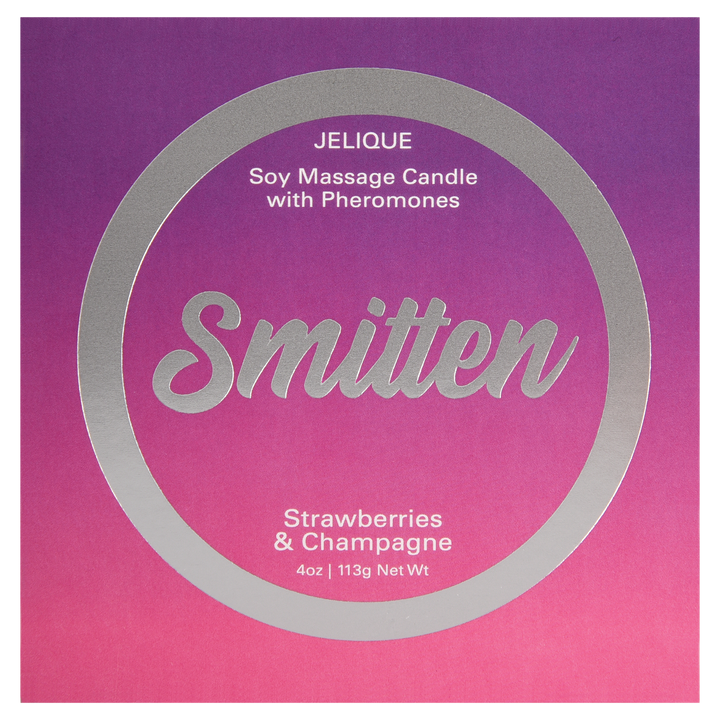 MOOD CANDLES Pheromone Soy Massage Candles Strawberry & Champagne 4oz | 113g