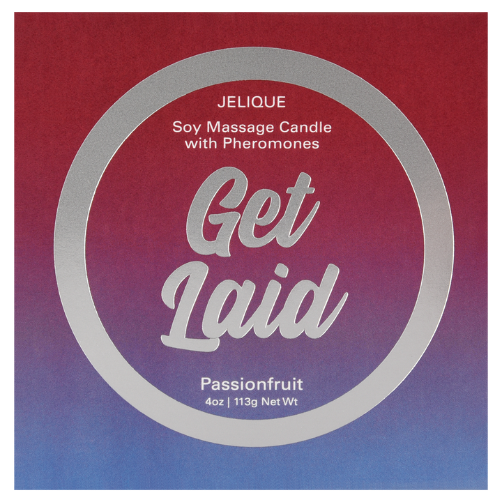 MOOD CANDLES Get Laid - Pheromone Massage Candle Passion Fruit 4oz | 113g