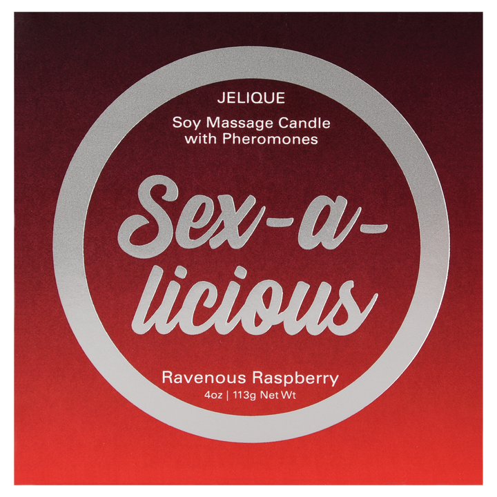 MOOD CANDLES Sex-a-licious - Pheromone Massage Candle Ravenous Raspberry 4oz | 113g