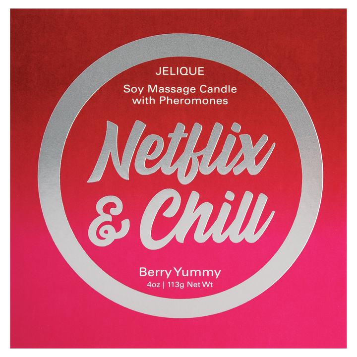 MOOD CANDLES Netflix & Chill - Pheromone Massage Candle Berry Yummy 4oz | 113g
