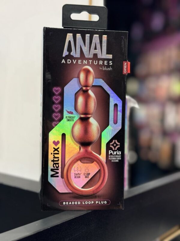 Anal Adventures Matrix Beaded Loop Plug