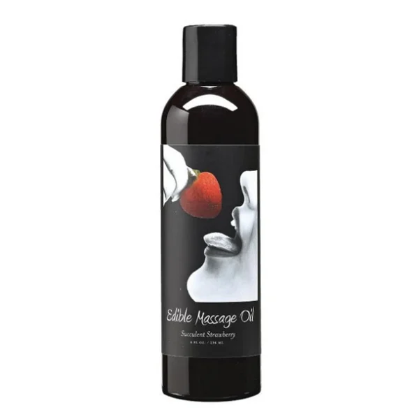 Edible Massage Oil-Strawberry Oil-8OZ