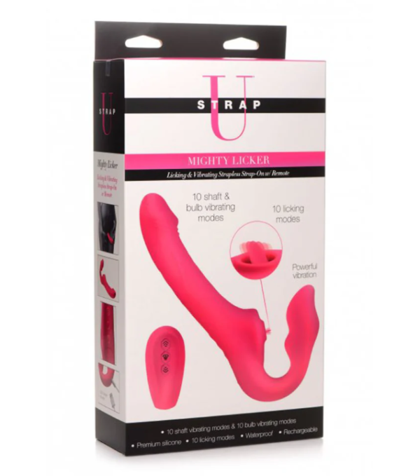 Mighty Licker Licking Vibrate Strapless