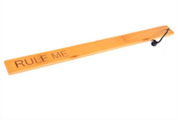 Bamboo Paddle Ruler. Rule Me