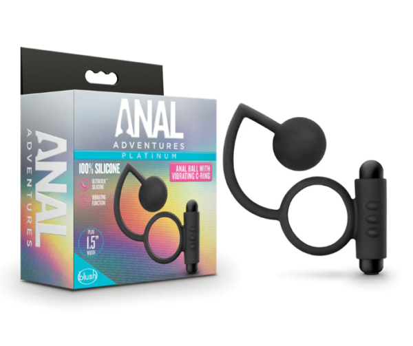 Anal Adventures Vibrating C-ring