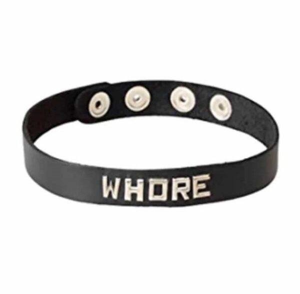 Wordband Collar WHORE