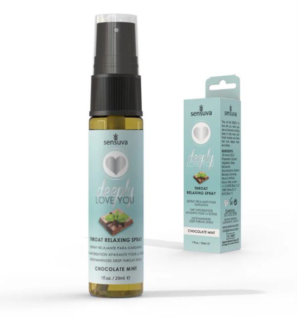 Deeply Love You Throat Relaxing Spray Chocolate Mint 1oz