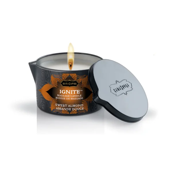 Ignite Massage Oil Candle Sweet Almond