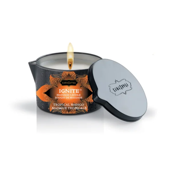 Ignite Massage Candle Tropical Mango Kama Sutra