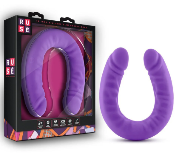 Ruse Dbl Dong 18" Silicone