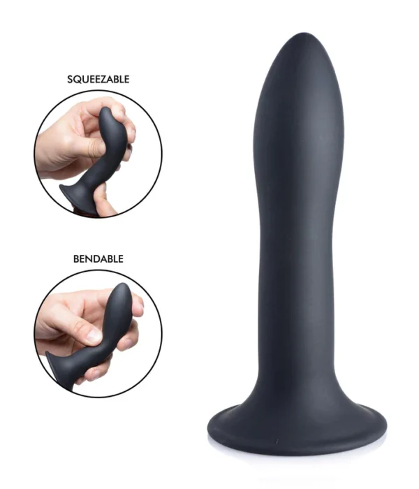 Squeezeable Slender Dildo Bk - Image 4