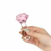PILLOW TALK ROSY GLASS ANAL PLUG - Image 3