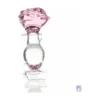 PILLOW TALK ROSY GLASS ANAL PLUG - Image 6