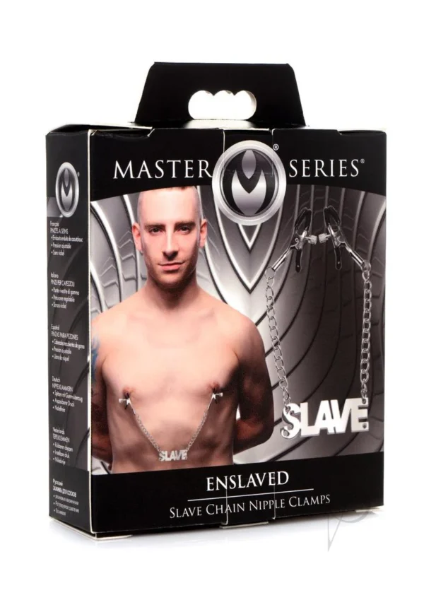 Enslaved Slave Chain Nipple Clamps