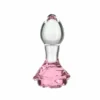 PILLOW TALK ROSY GLASS ANAL PLUG - Image 5