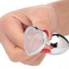 Rose Quartz Heart Large Anal Plug - Image 4