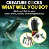 CC Cockness Monster Silicone Keychain - Image 3