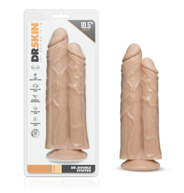 Dr Skin Double Trouble Dble Shaft Dildo