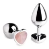 Rose Quartz Heart Large Anal Plug - Image 3