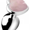 Rose Quartz Heart Large Anal Plug - Image 2