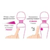 Palmpower Recharge Massager - USB Rechargeable - Pink - Image 3