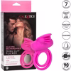 Silicone Rechargeable Dual Clit Flicker - Pink
