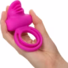 Silicone Rechargeable Dual Clit Flicker - Pink - Image 5