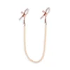 Bound Nipple Clamps - Rose Gold beads. - Image 3