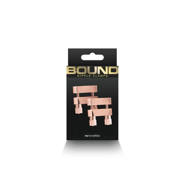 Bound Nipple Clamps Rose Gold