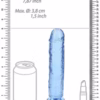 Straight Realistic Dildo With Suction Cup 7' Blue - Image 2