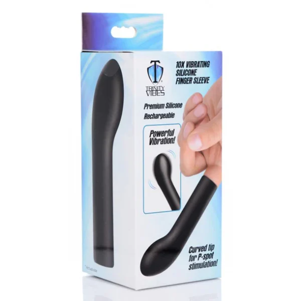 10x Vibrating USB Silicone Finger Massager