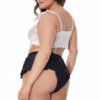 Crop Top & Shorts Set Black OSXL - Image 2