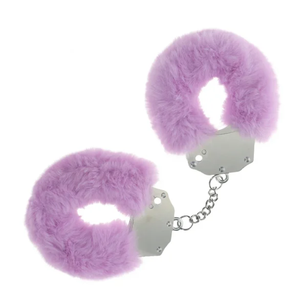 OUCH! Heavy Duty Fluffy Handcuffs - Lavender