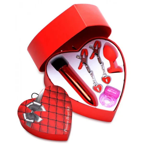 Passion Heart Gift Set With Heart Box - Image 3