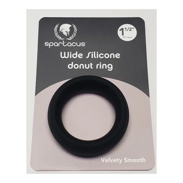 Wide Silicone Donut Ring 1.5