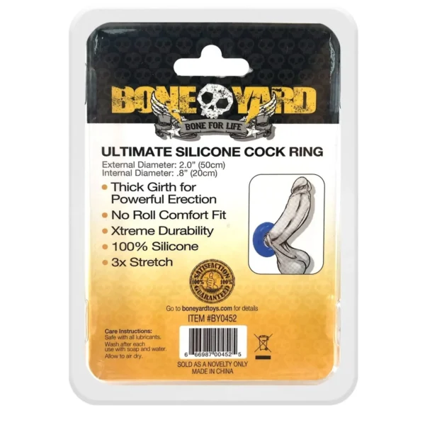 BoneYard Ultimate Silicone Ring - Blue - Image 4