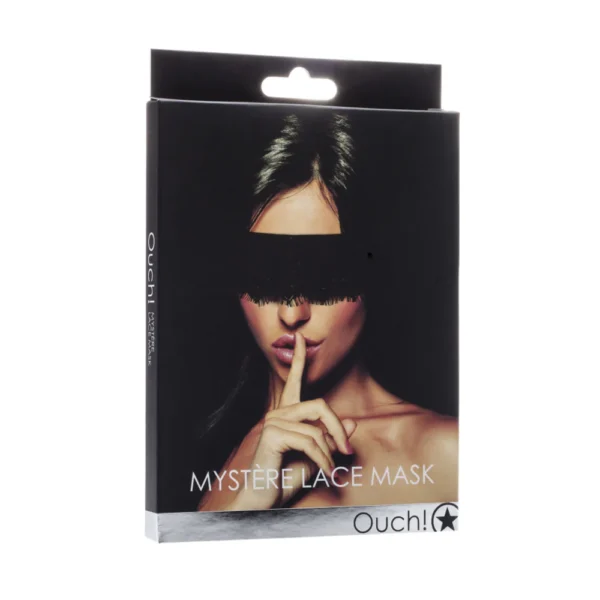 Ouch! Mystere Lace Mask - Black