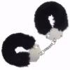 OUCH! Heavy Duty Fluffy Handcuffs - Black