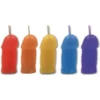 Rainbow Pecker Party Candles 5PK - Image 2